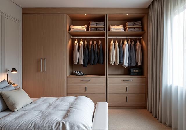 Bespoke wardrobe storage