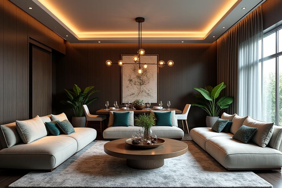 Showcase of a modern home design