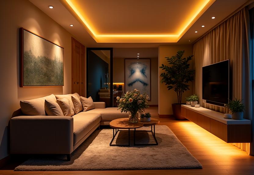 Modern home lighting design