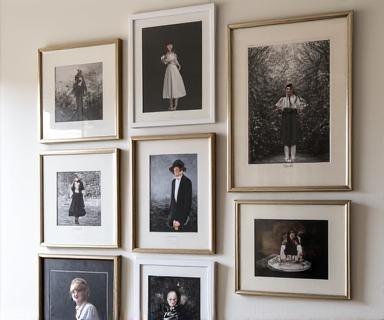 Photography gallery wall