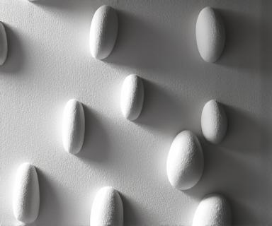 Sculptural wall installation